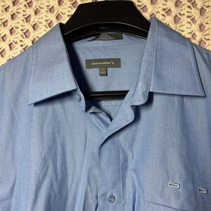 American Airlines 100% Cotton Longsleeve Shirt Blue Slim Fit NWOT‎